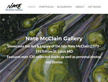 Tablet Screenshot of natemcclain.com